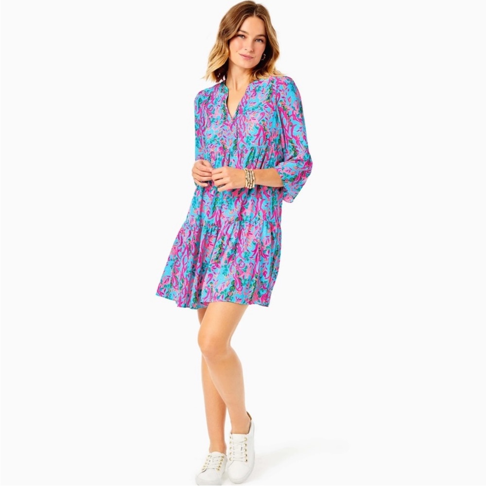 Lilly Pulitzer Martine 3/4 sleeve dress - Picture 2 of 15